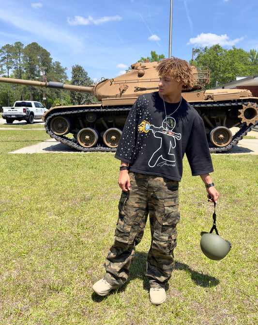 Rhinestone Infantry Crewneck