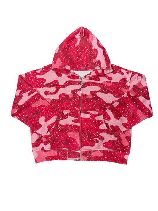 “Red Alert” Zip Up