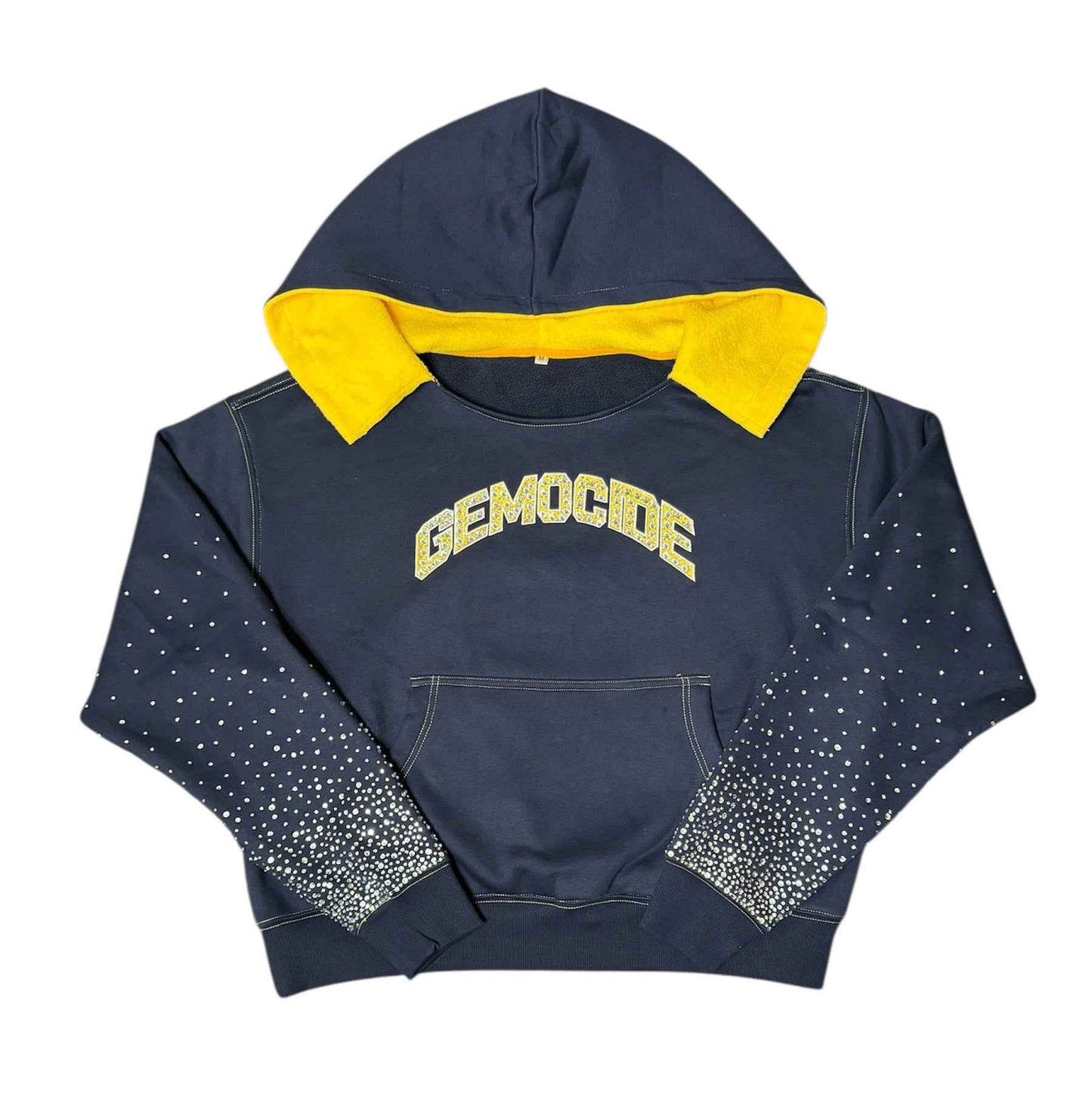 “Jewel Thief” Hoodie (Navy/Yellow)