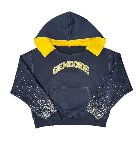 “Jewel Thief” Hoodie (Navy/Yellow)